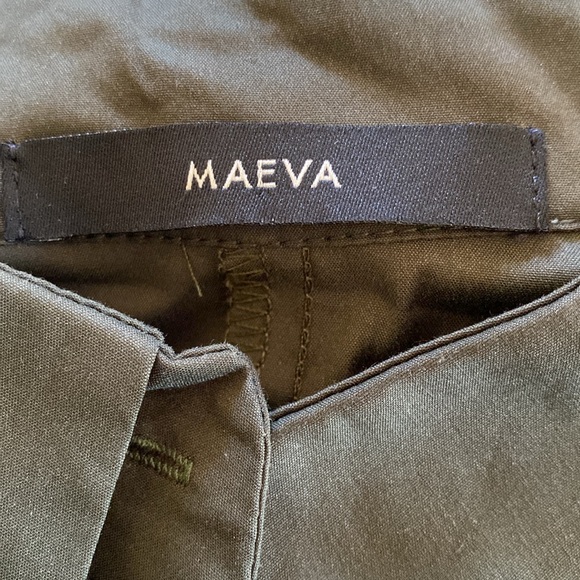 Maeva Castellani Logo Button Dark Army Green Button Down Shirt Made in Italy 🇮🇹 - Picture 6 of 16